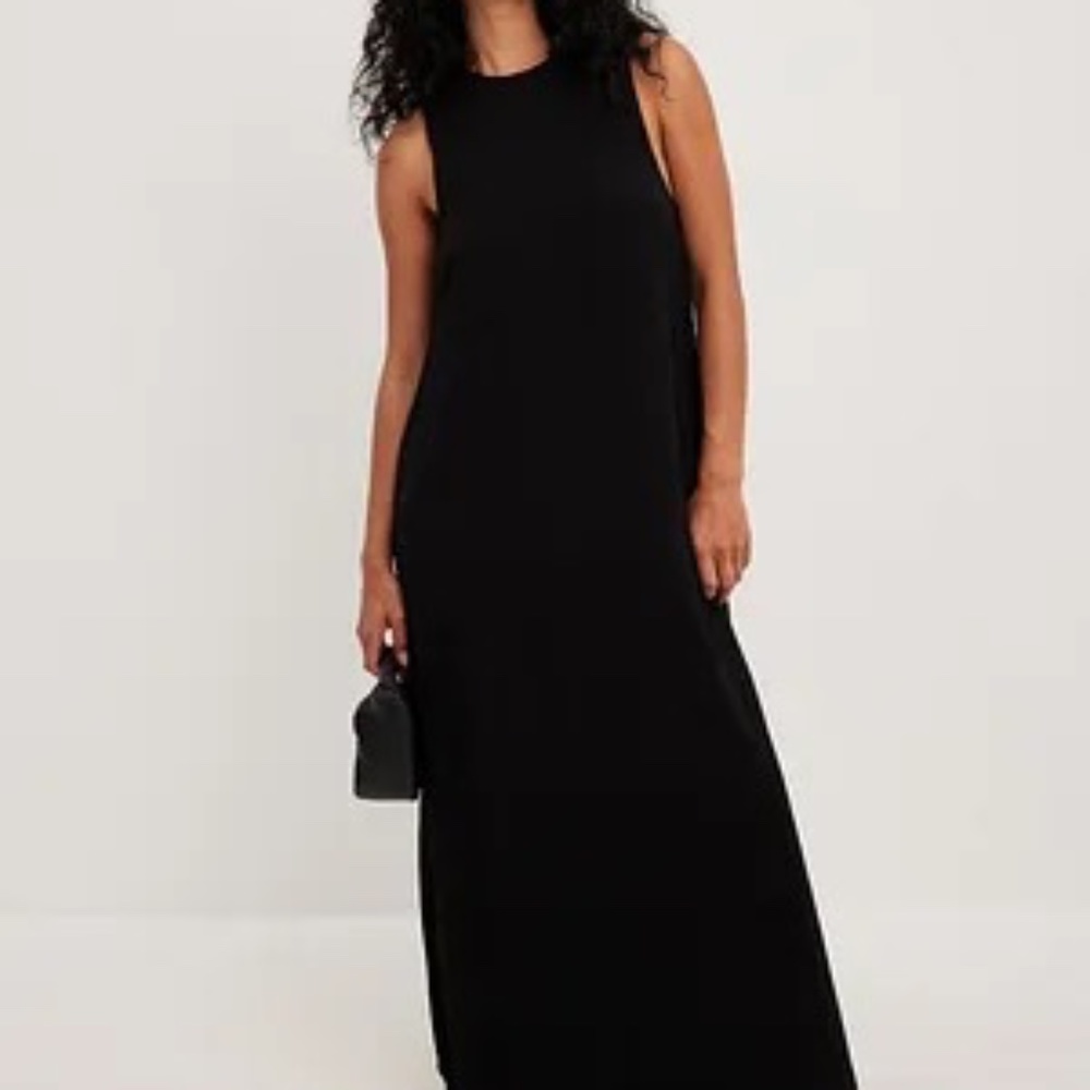 Vintage Country Road Black Maxi Dress
